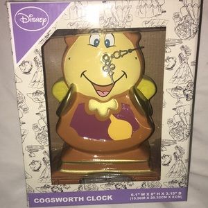Disney Cogsworth clock NEW